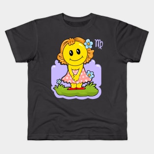 Smiley Virgo Kids T-Shirt